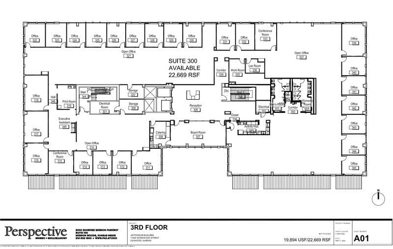 11551 Ash St, Leawood, KS for lease Floor Plan- Image 1 of 2