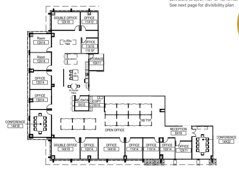 9915 mira mesa Blvd, San Diego, CA for lease Floor Plan- Image 1 of 2