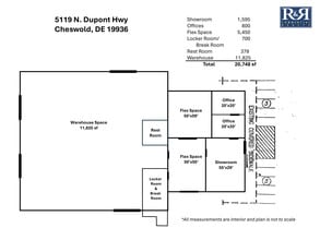 5119 N Dupont Hwy, Cheswold, DE for lease Site Plan- Image 1 of 1