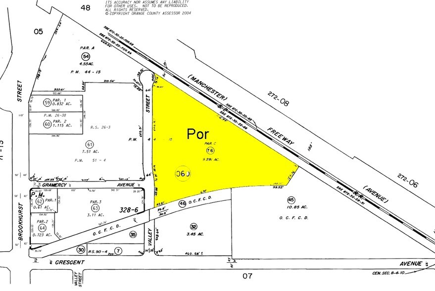 2101 W Crescent Ave, Anaheim, CA à louer - Plan cadastral - Image 2 de 11