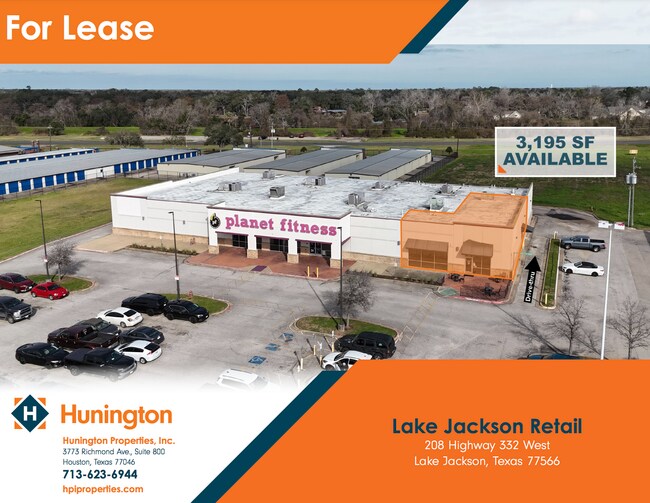 Plus de détails pour 208 Highway 332 W, Lake Jackson, TX - Commerce de détail à louer
