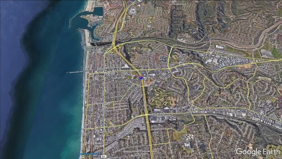 1006-1036 Mission Ave, Oceanside, CA for lease - Aerial Video - Image 2 of 24
