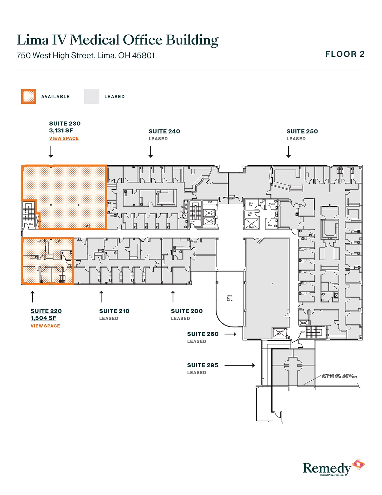 750 W High St, Lima, OH for lease Floor Plan- Image 1 of 3