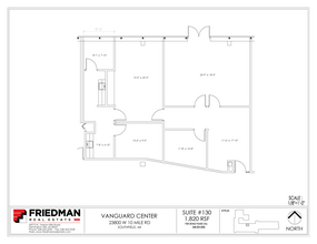 23800 W 10 Mile Rd, Southfield, MI à louer Plan d  tage- Image 1 de 2