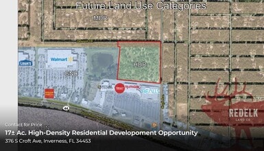 376 S Croft Ave, Inverness, FL - Aerial  map view - Image1