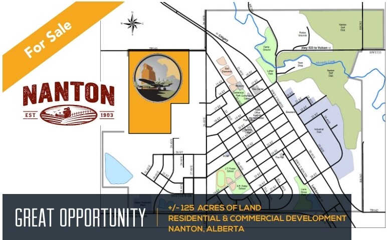 Hwy 2 S, Nanton, AB à vendre Photo du bâtiment- Image 1 de 2