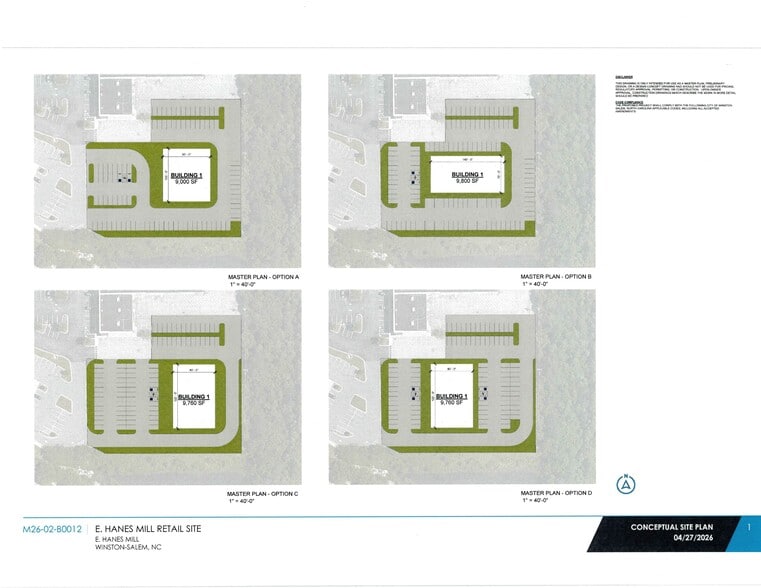 3320 E Hanes Mill Rd, Winston-Salem, NC for lease - Site Plan - Image 2 of 2