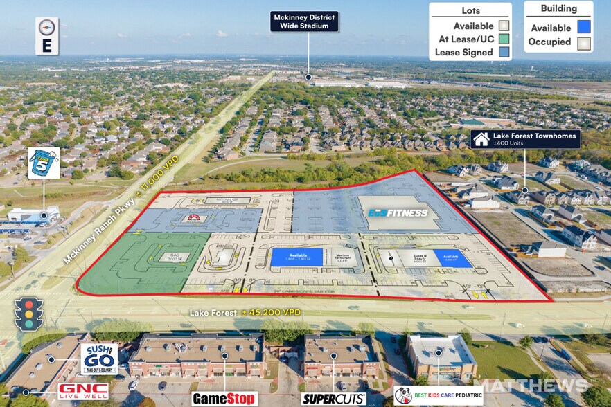4102 S Lake Forest Dr, McKinney, TX à louer - Photo du bâtiment - Image 2 de 2
