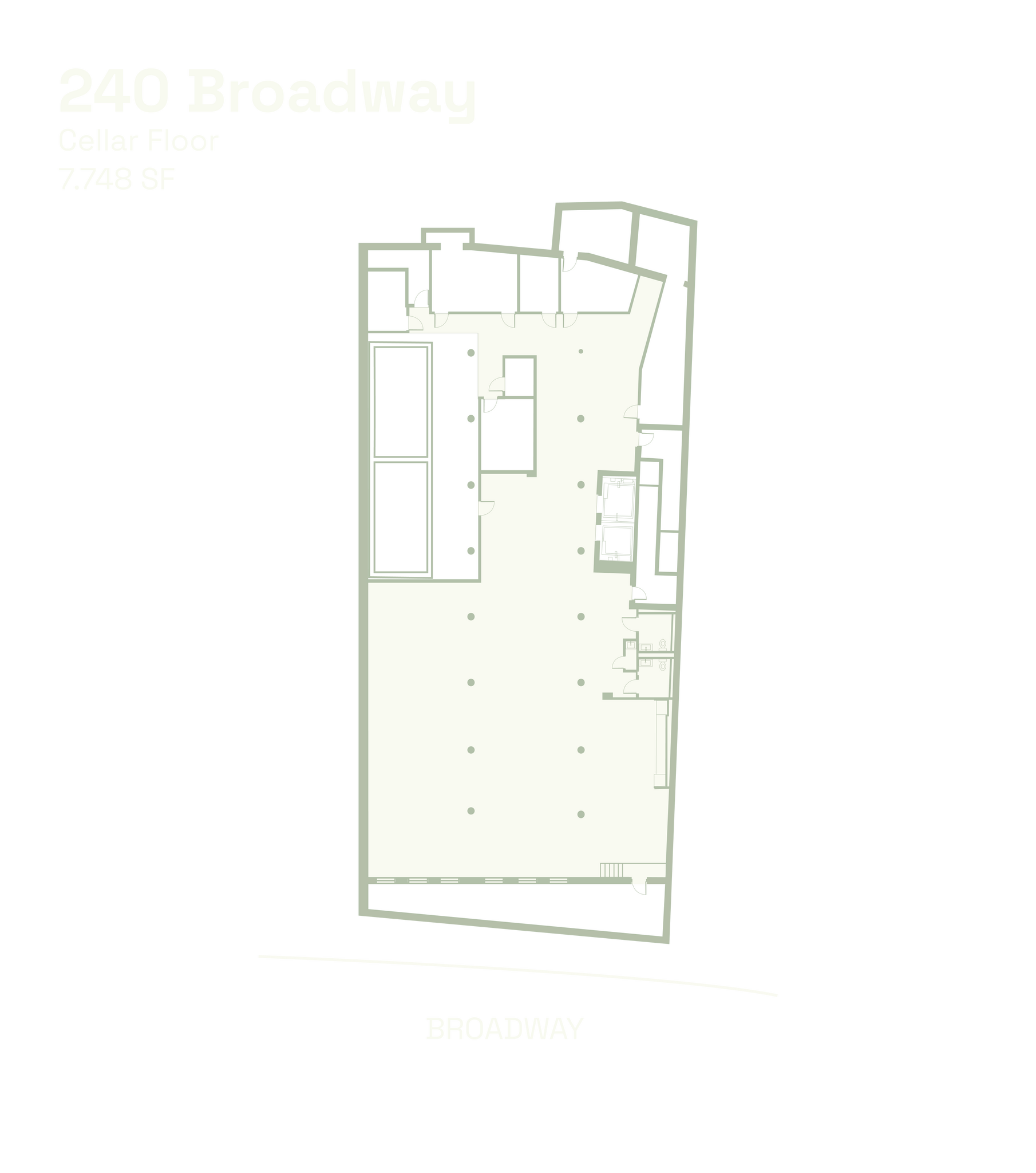 240 Broadway, Brooklyn, NY à louer Plan d  tage- Image 1 de 4