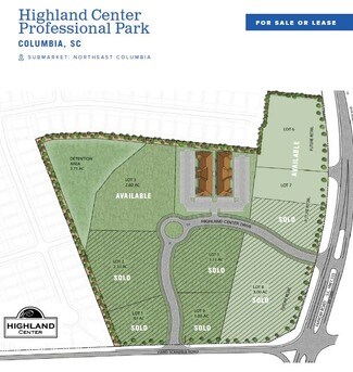 Plus de détails pour 0 Highland Center Dr, Columbia, SC - Terrain à vendre