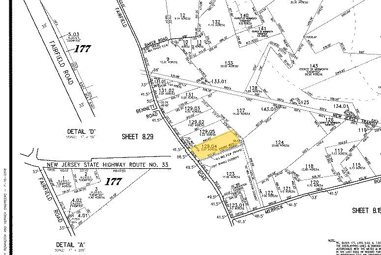 323A Fairfield Rd, Freehold, NJ for lease - Plat Map - Image 2 of 6