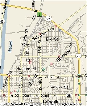 3601 Sagamore Pky N, Lafayette, IN for lease - Aerial - Image 2 of 3