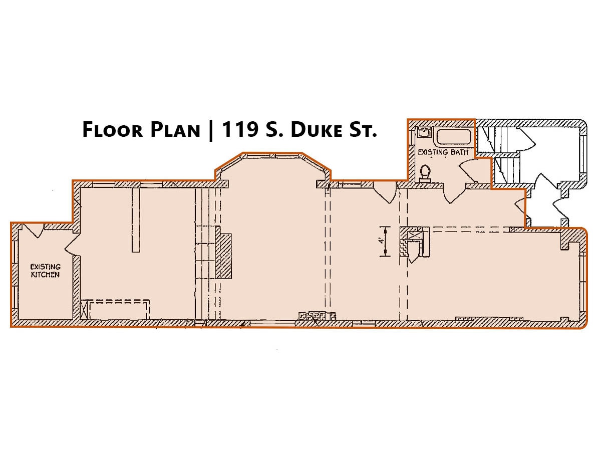 119 S Duke St, York, PA for lease Floor Plan- Image 1 of 5