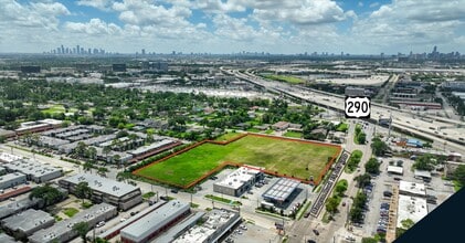 2800 Mangum Rd, Houston, TX - Aérien Vue de la carte - Image1