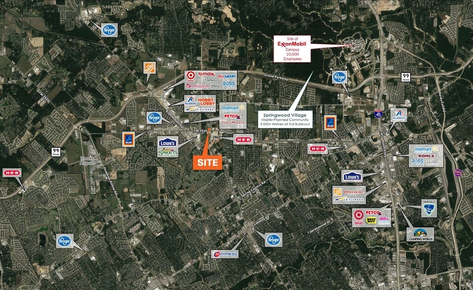 NWC FM 2920 & Gosling Rd rd, Spring, TX for lease - Site Plan - Image 3 of 3