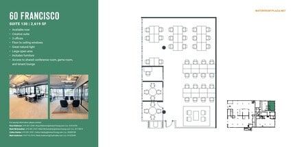 60 Francisco St, San Francisco, CA for lease Floor Plan- Image 1 of 1