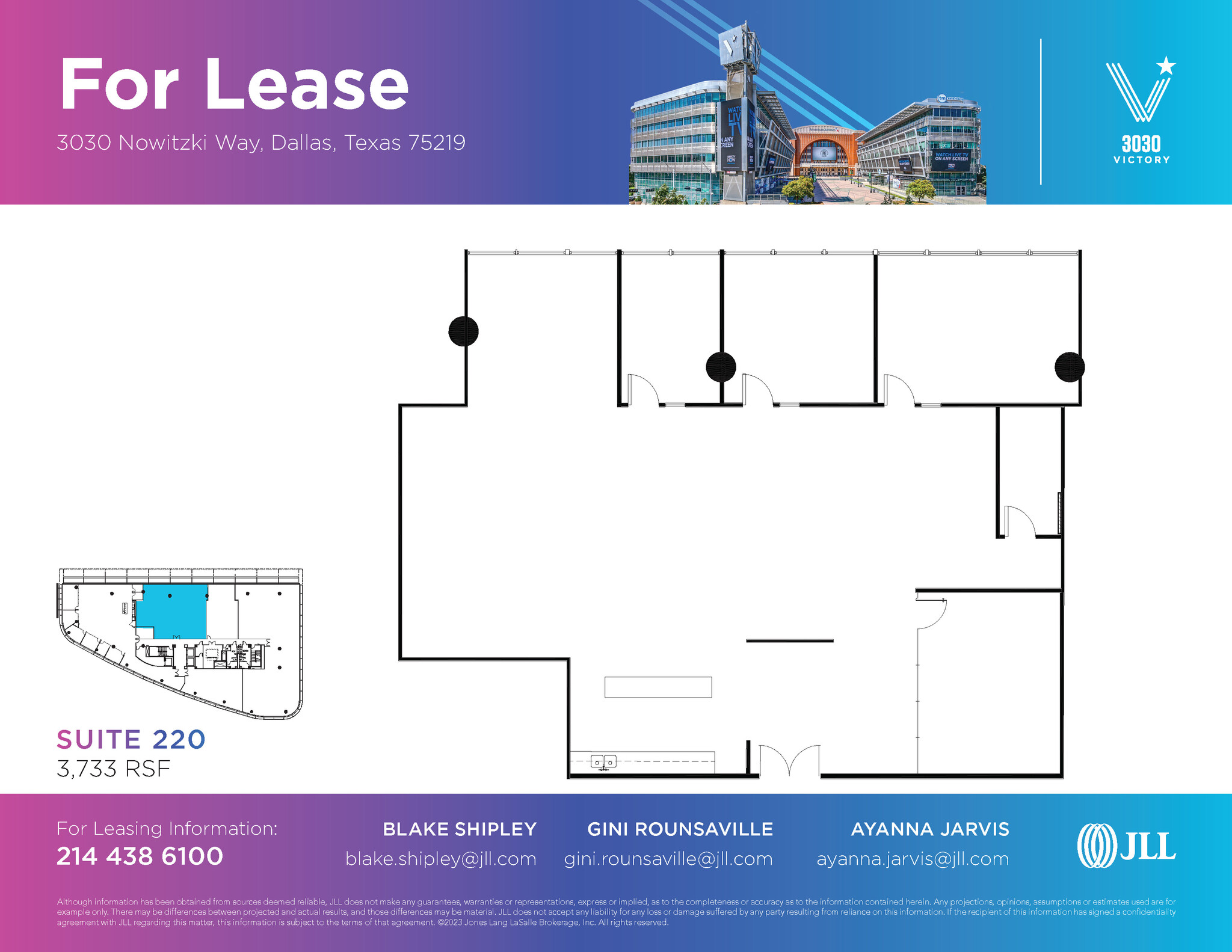 3030 Nowitzki Way, Dallas, TX for lease Floor Plan- Image 1 of 17