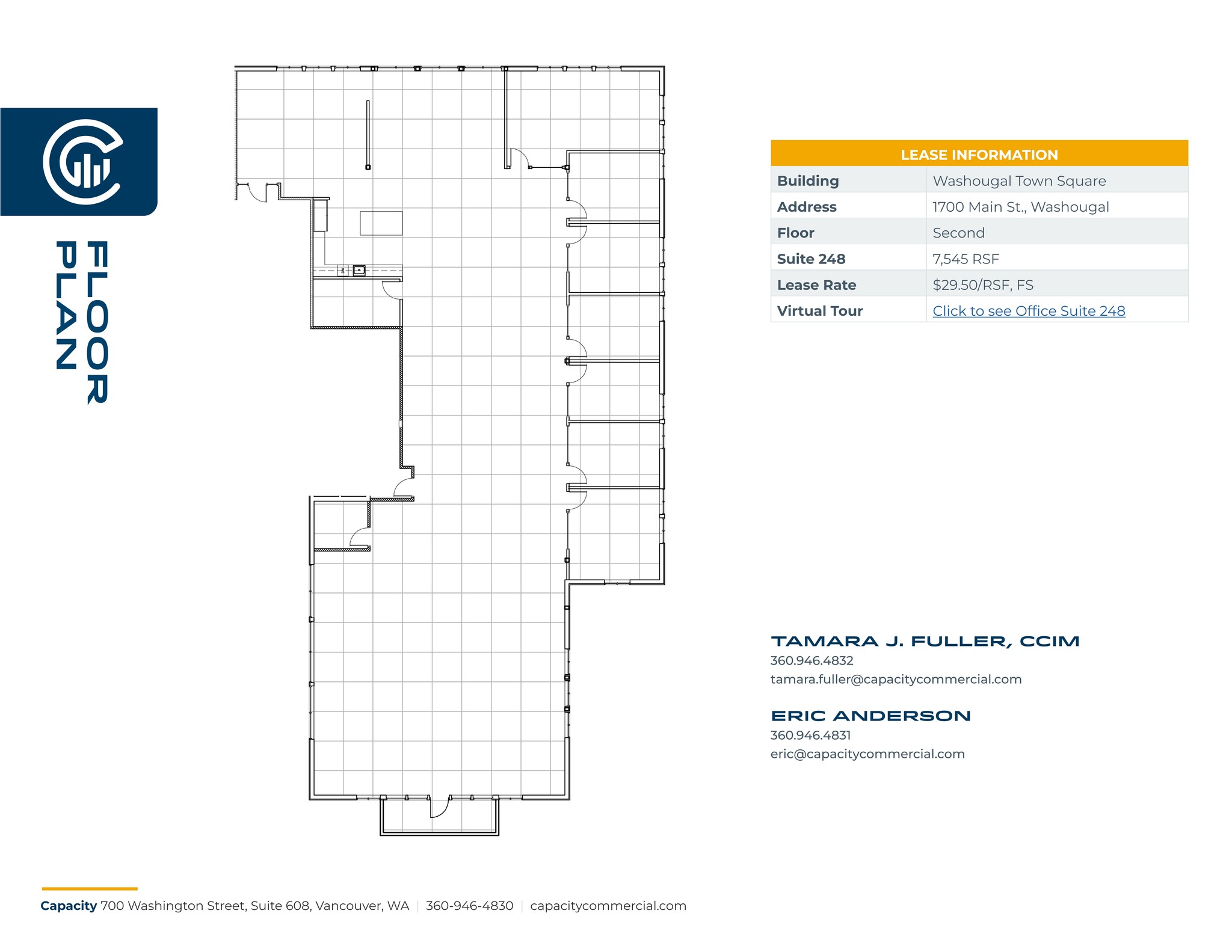 1700 Main St, Washougal, WA à louer Plan de site- Image 1 de 1