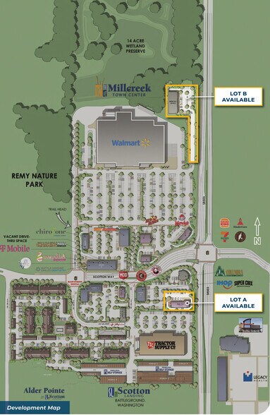 Battle Ground Retail Sites portefeuille de 2 propriétés à vendre sur LoopNet.ca - Plan de site - Image 2 de 6