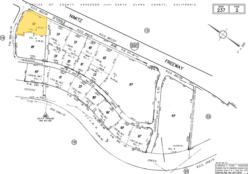 2109 O'Toole Ave, San Jose, CA à louer - Plan cadastral - Image 2 de 6