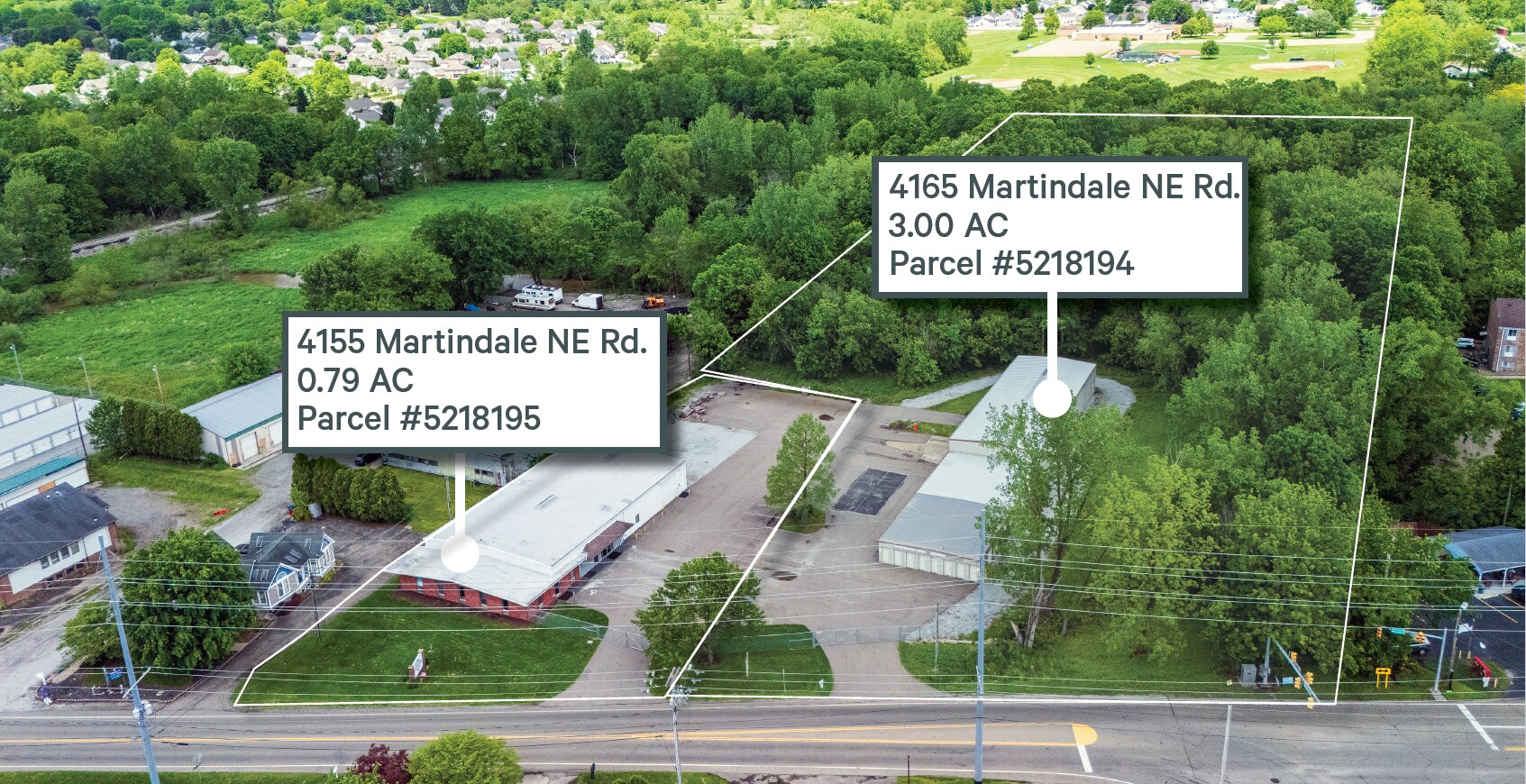 4155-4165 NE Martindale Rd, Canton, OH for sale Aerial- Image 1 of 7