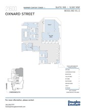 21600 Oxnard St, Woodland Hills, CA à louer Plan d’étage- Image 1 de 1