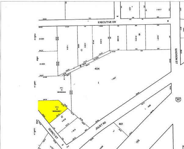 7825-7827 S Quincy St, Willowbrook, IL à louer - Plan cadastral - Image 2 de 5