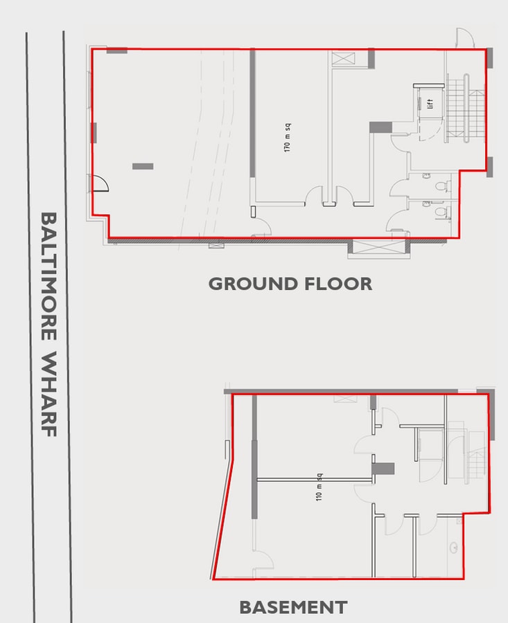 2 Baltimore Wharf, Londres, LND E14 9RB - Unité Block 4B -  - Plan d’étage - Image 1 of 5