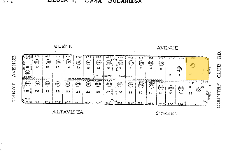 2761 N Country Club Rd, Tucson, AZ à louer - Plan cadastral - Image 2 de 8