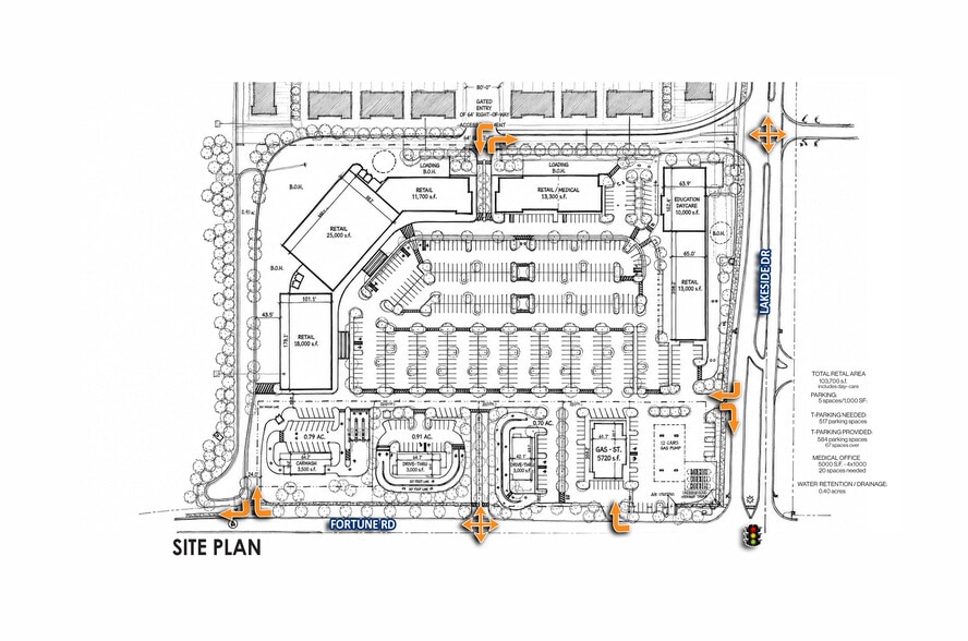 2251 Fortune Rd, Kissimmee, FL for lease - Site Plan - Image 2 of 2