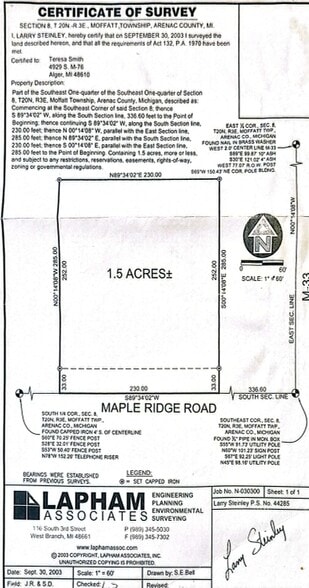 8038 Maple Ridge Rd, Alger, MI for sale - Other - Image 2 of 2