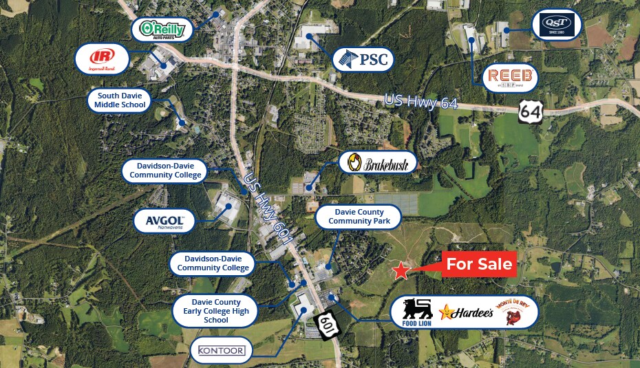 1466-1472 US Hwy 601, Mocksville, NC for sale - Building Photo - Image 2 of 4