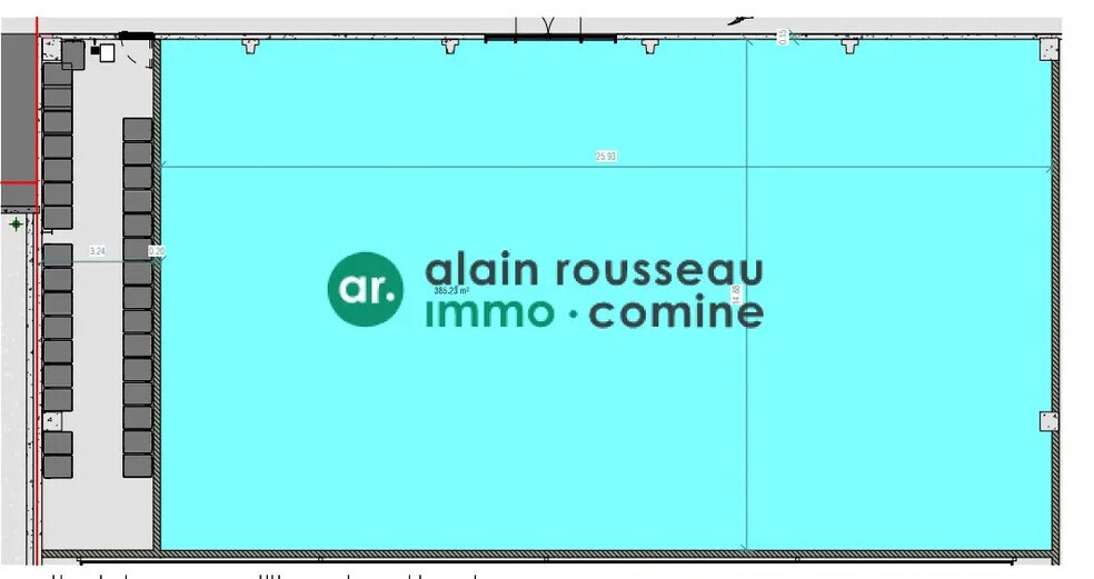 Commerce de détail dans Carquefou à louer - Plan d’étage - Image 3 de 3
