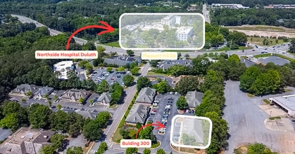 3505 Duluth Park Ln, Duluth, GA - Aérien  Vue de la carte