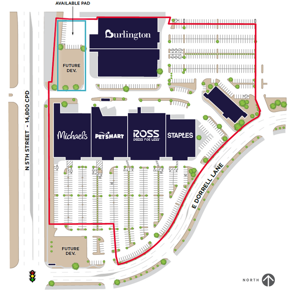 7020 N 5th St, North Las Vegas, NV for lease - Site Plan - Image 2 of 2