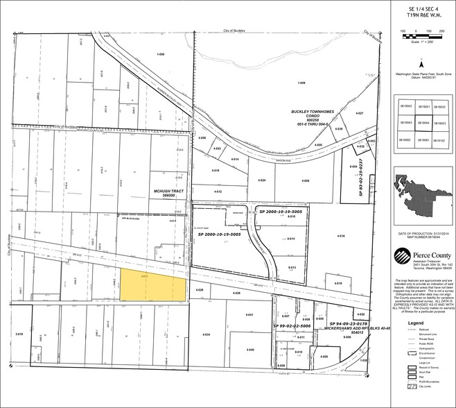 WA-410 South, Buckley, WA à vendre - Plan cadastral - Image 1 de 1