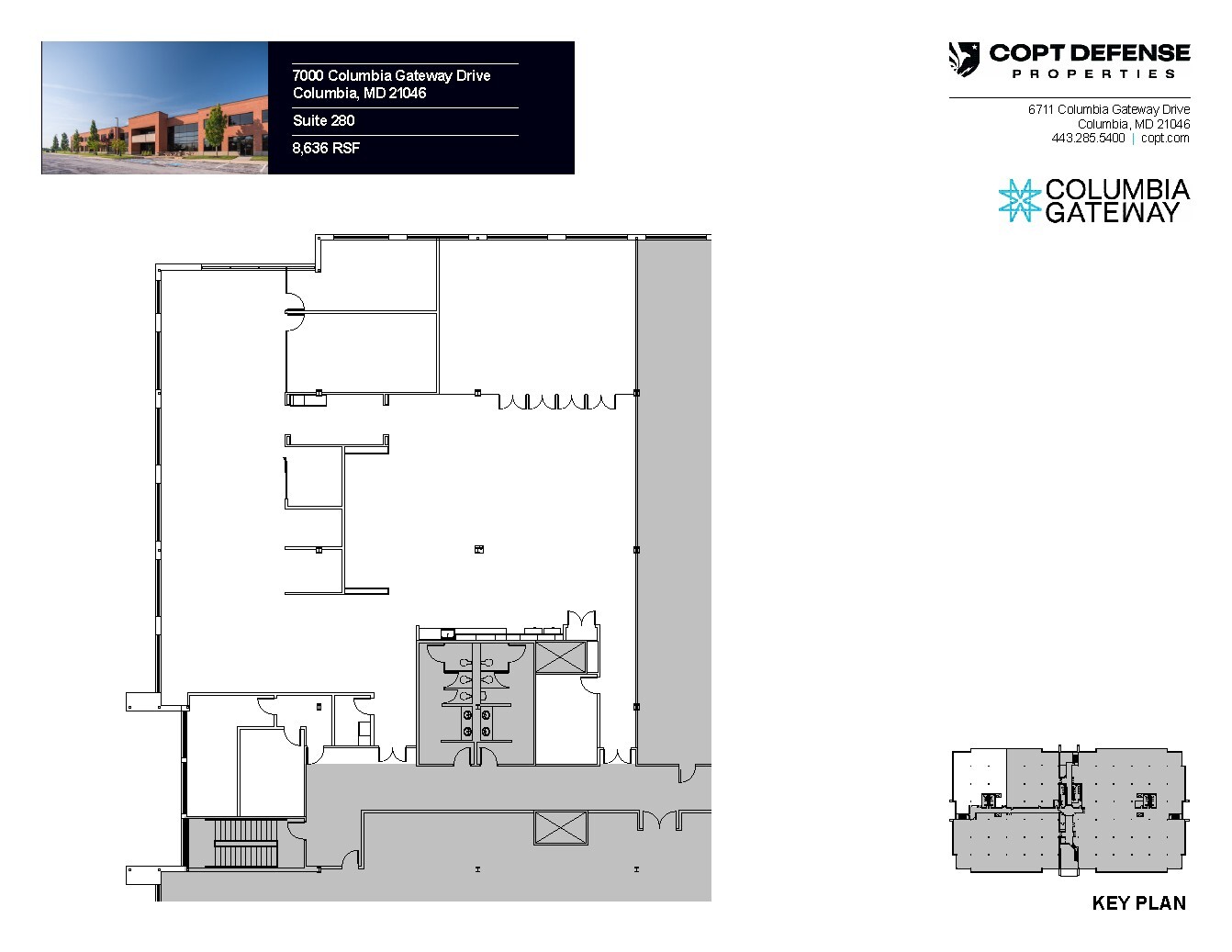 7000 Columbia Gateway Dr, Columbia, MD à louer Plan d’étage- Image 1 de 1