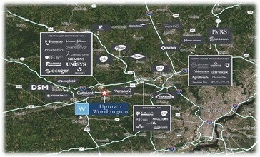 455 Carnegie Blvd, Malvern, PA à louer Aérien- Image 2 de 4