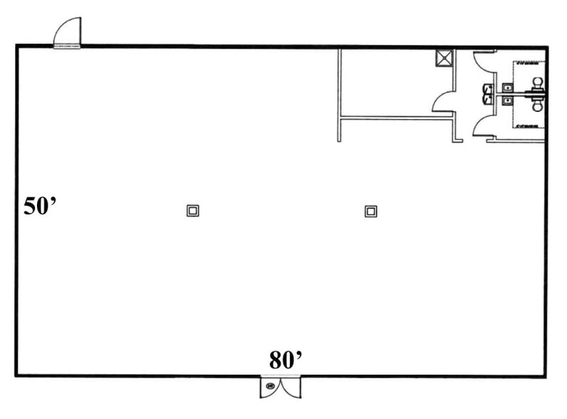 5130 Market St, Wilmington, NC for lease - Floor Plan - Image 2 of 2