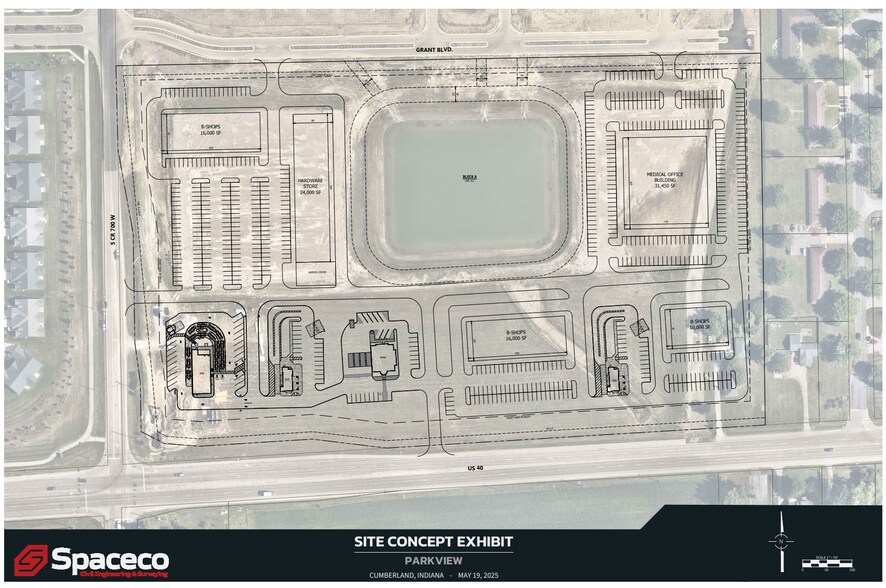 700 South Dr, New Palestine, IN à louer - Plan de site - Image 1 de 3