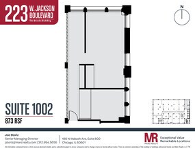 223 W Jackson Blvd, Chicago, IL for lease Floor Plan- Image 1 of 4