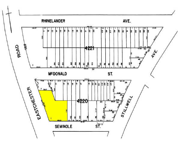 2050 E Eastchester Rd, Bronx, NY à louer - Plan cadastral - Image 3 de 11