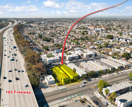 11655 Avalon Blvd, Los Angeles, CA - aerial  map view - Image1