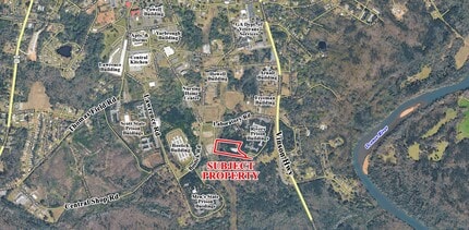 Rivers Lane, Off Laboratory Rd, Milledgeville, GA - Aerial map view