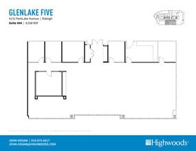 4131 Parklake Ave, Raleigh, NC for lease Floor Plan- Image 1 of 1