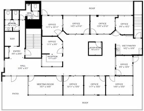 1312 Blanshard St, Victoria, BC for lease Floor Plan- Image 1 of 4