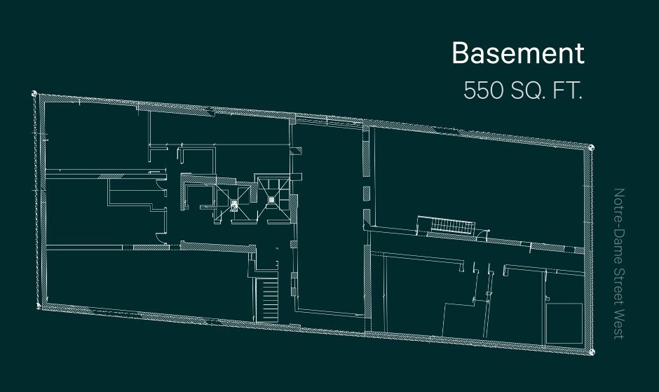 417 Rue Notre-Dame O, Montréal, QC for lease Floor Plan- Image 1 of 6