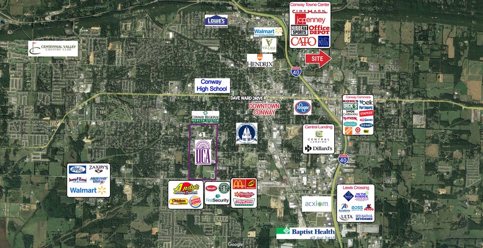 1550 Museum Rd, Conway, AR à vendre - Photo du bâtiment - Image 2 de 2