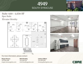 4949 S Syracuse St, Denver, CO à louer Plan d’étage- Image 1 de 4