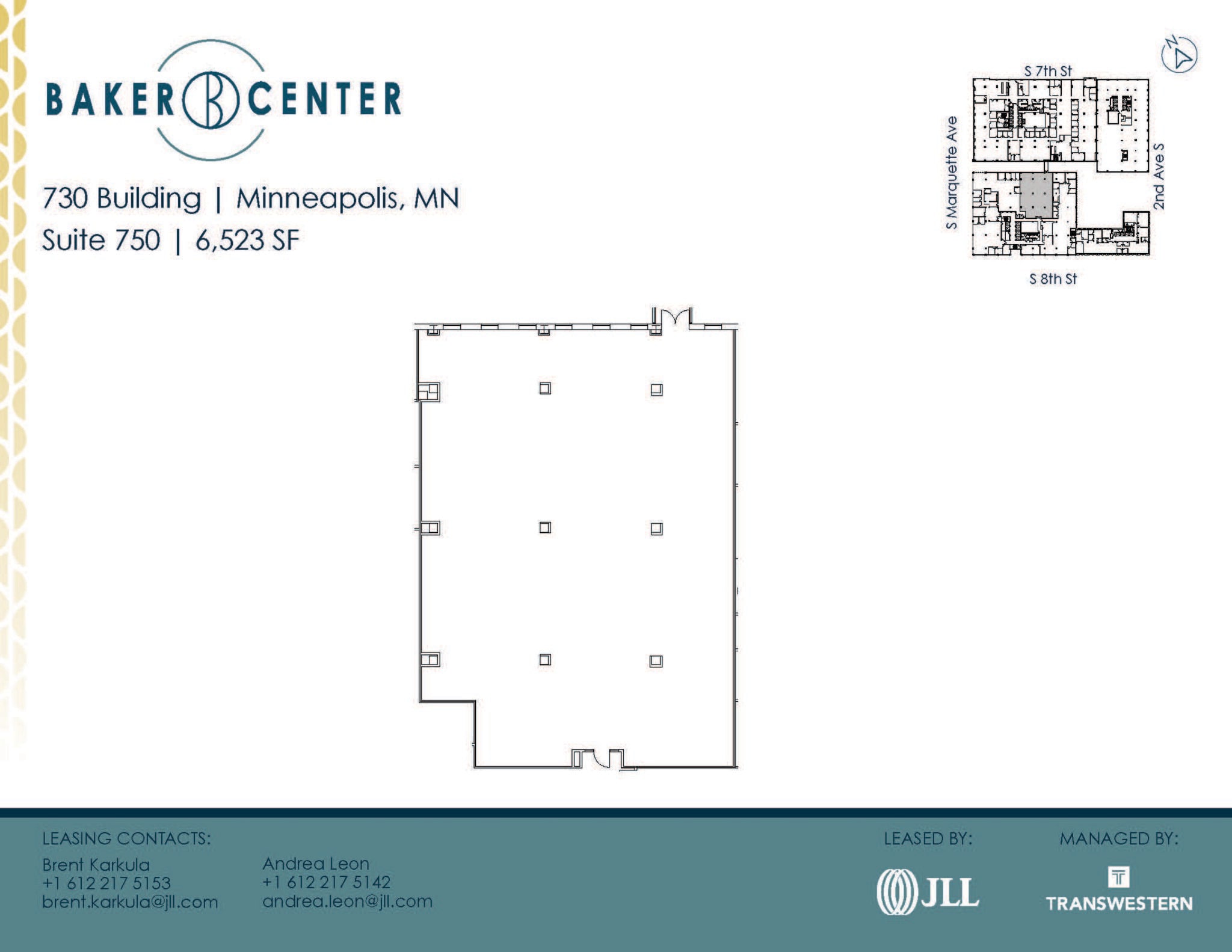 733 Marquette Ave, Minneapolis, MN for lease Floor Plan- Image 1 of 1
